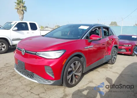 2021 Volkswagen Id.4 Pro S из США, поврежденный, VIN WVGKMPE28MP056986